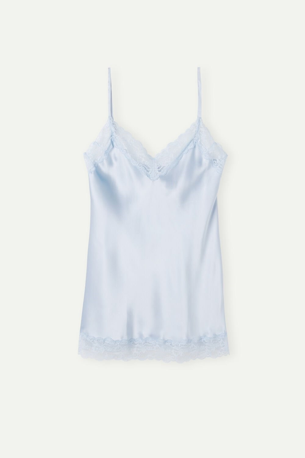 Intimissimi Kanten and Silk Top Blauw Blauw | LPSCE0579