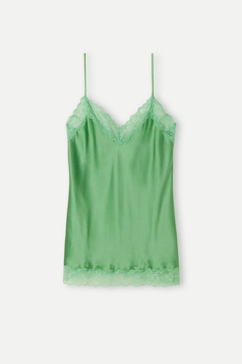 Intimissimi Kanten and Silk Top Groen Mintgroen | EOASL9047