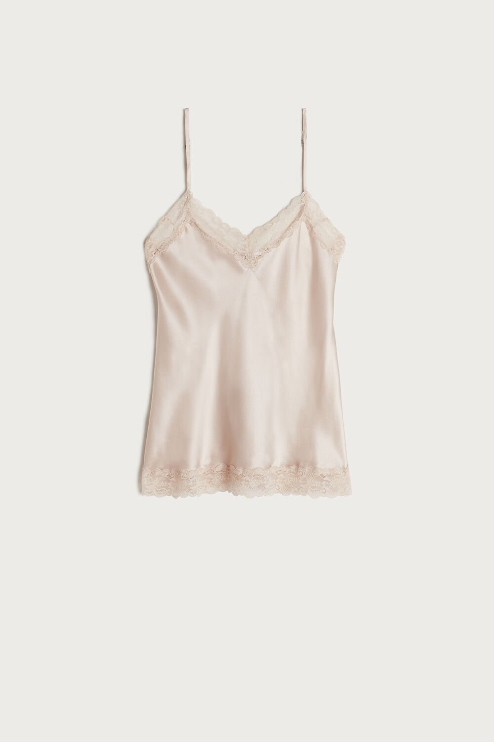 Intimissimi Kanten and Silk Top Roze | QEDBC1652