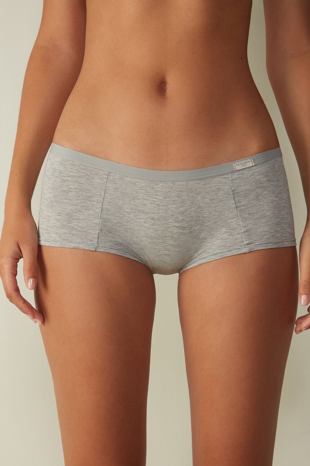 Intimissimi Katoenen Boyshorts Grijs Lichtgrijs | RJMKA5106