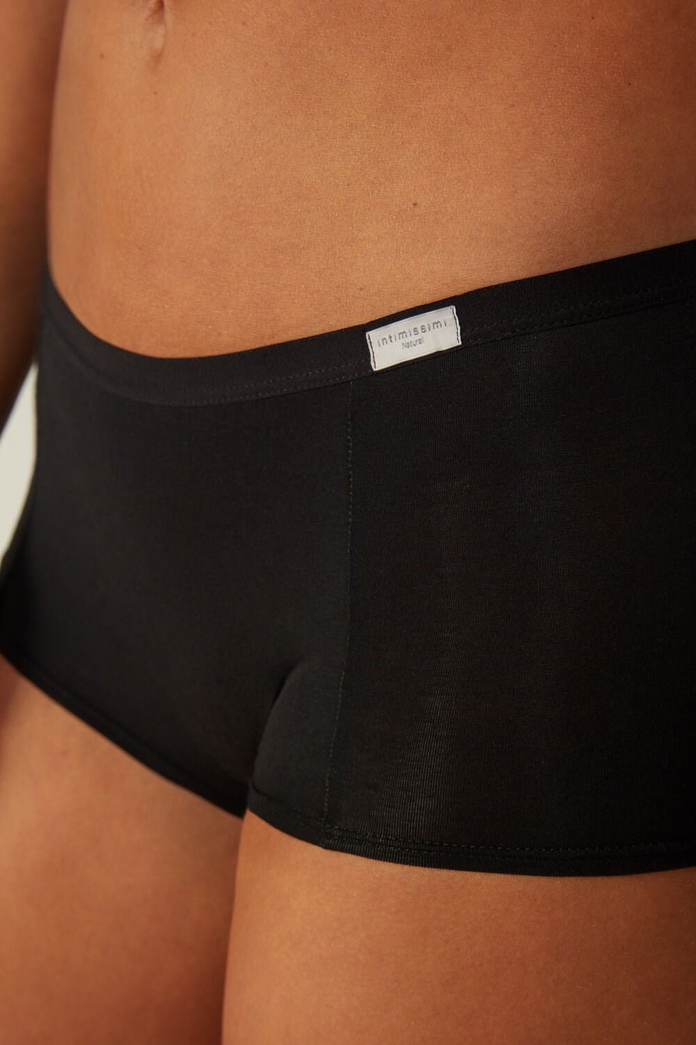 Intimissimi Katoenen Boyshorts Zwart Zwart | PLEYT0387