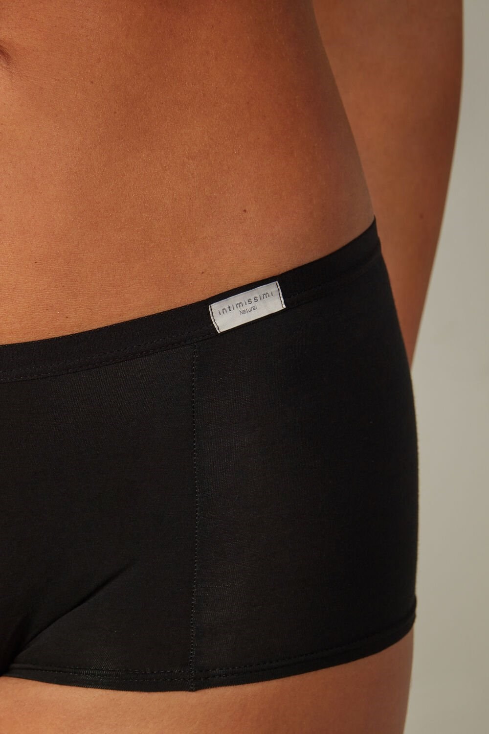 Intimissimi Katoenen Boyshorts Zwart Zwart | PLEYT0387