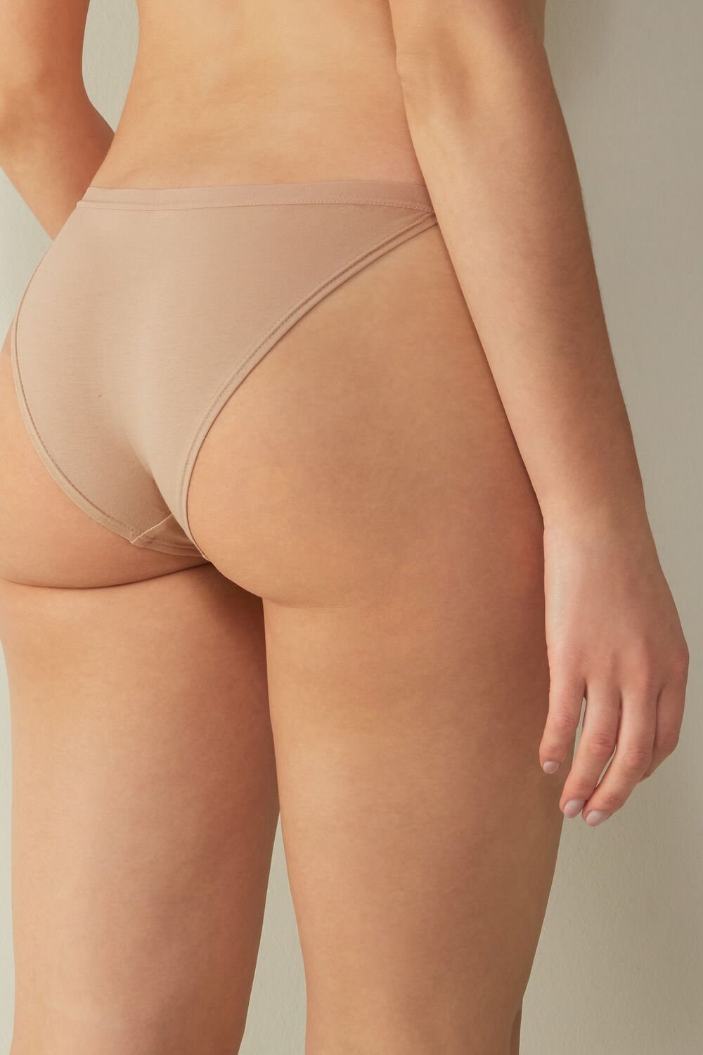 Intimissimi Katoenen String Panties Beige | DQZJY8942