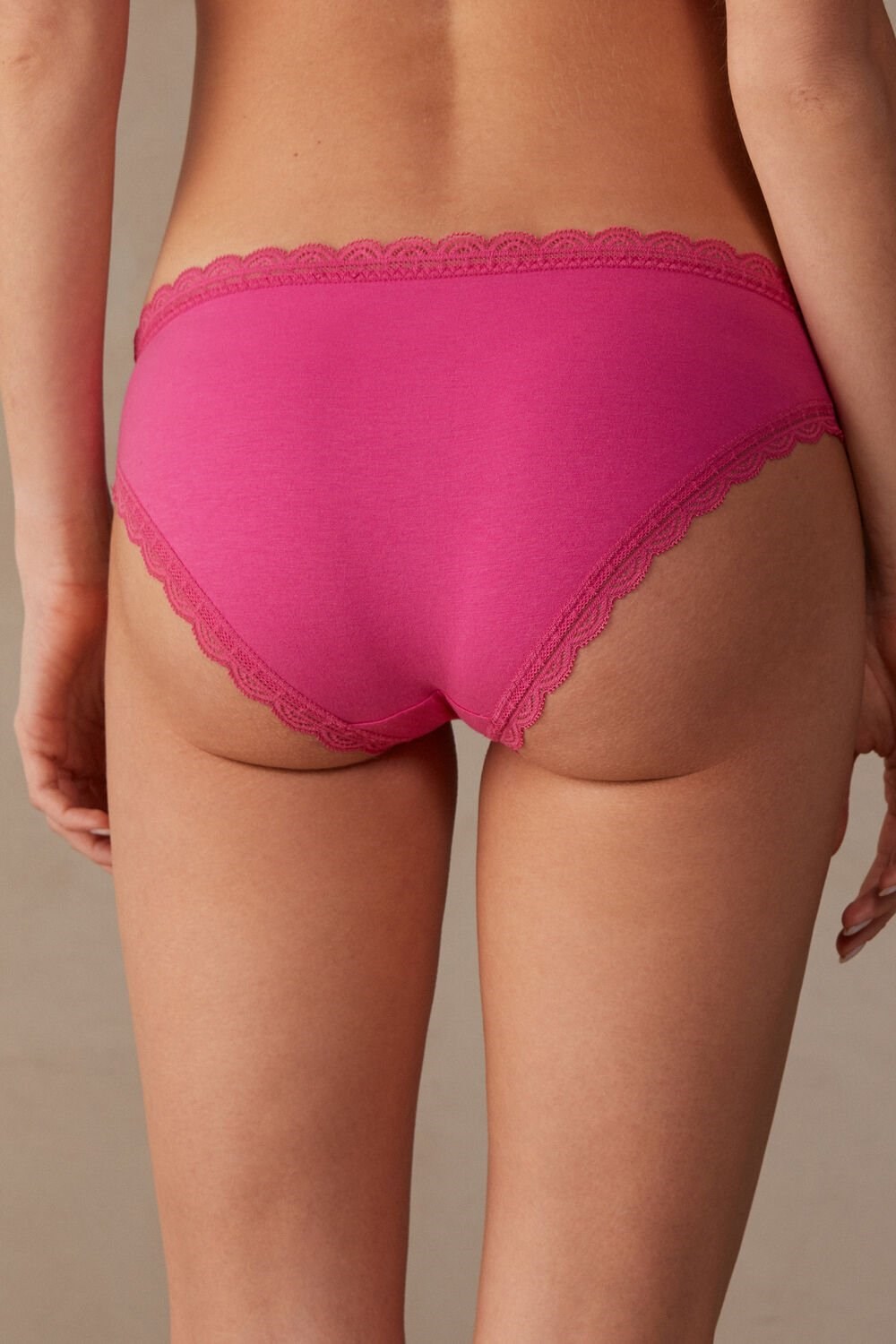 Intimissimi Katoenen and Kanten Panties Roze Roze | IBYAD7916