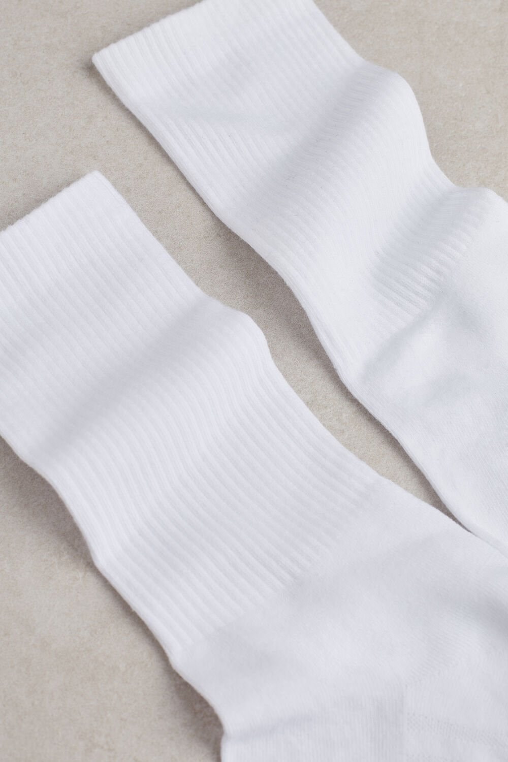 Intimissimi Kort Terrycloth Socks Wit Wit | RYJMT4268