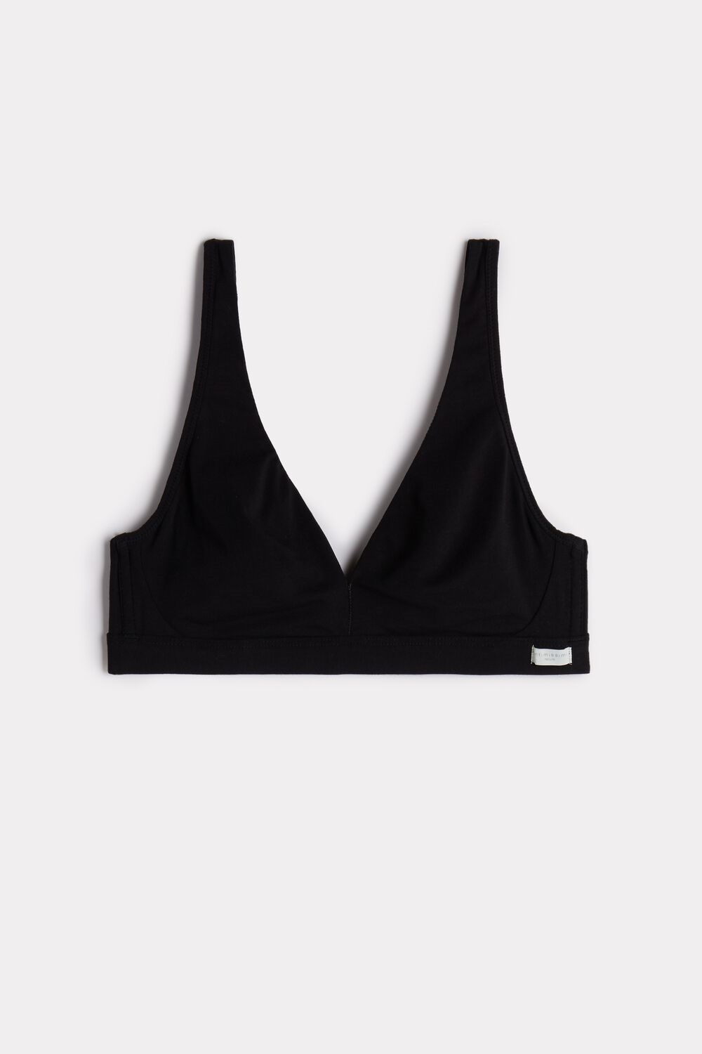 Intimissimi Lara Katoenen Triangle Bra Zwart Zwart | NXVPD2530