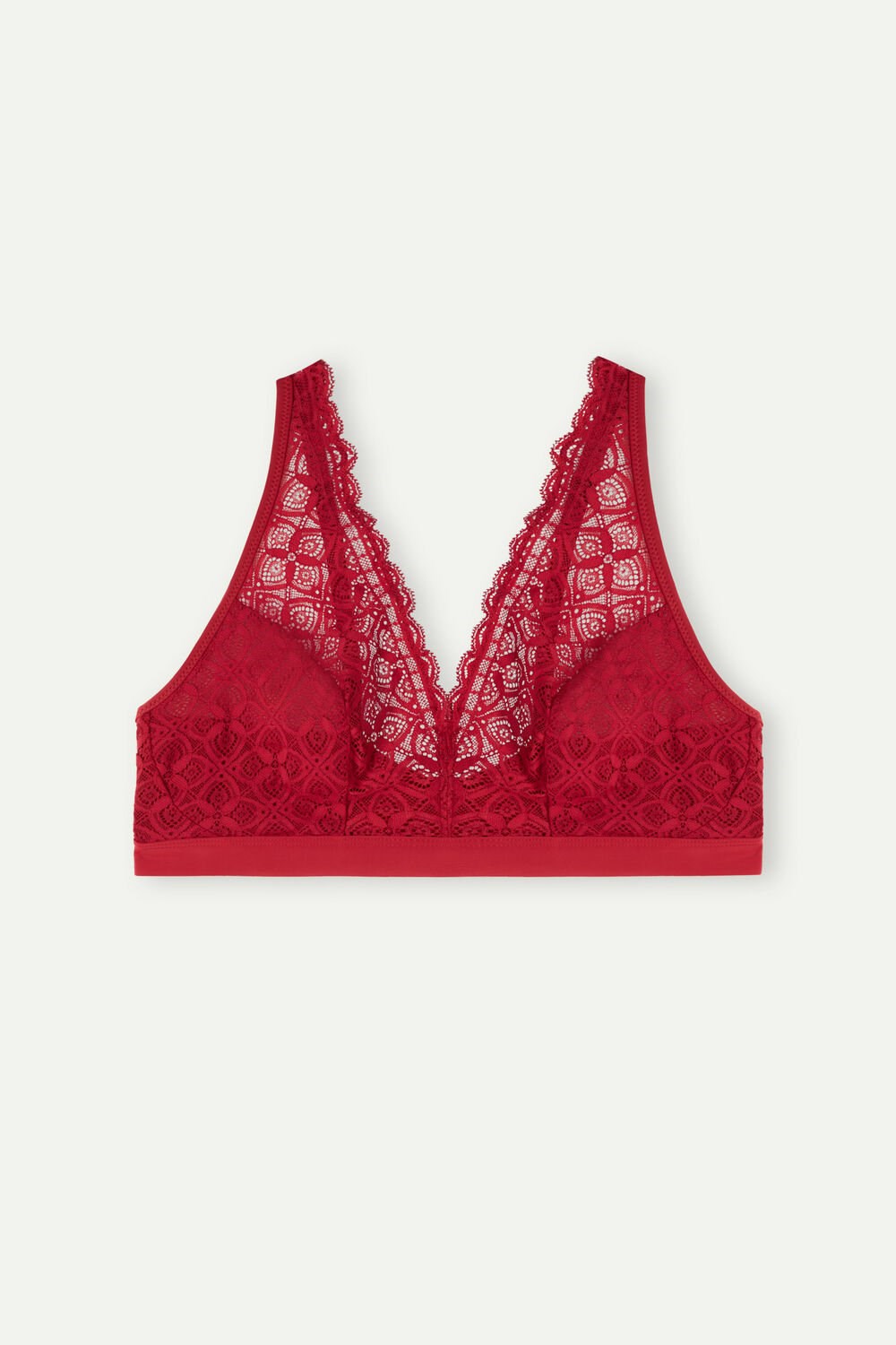 Intimissimi Lara Triangle Bra in Kanten Rood Rood | BZUJX4356