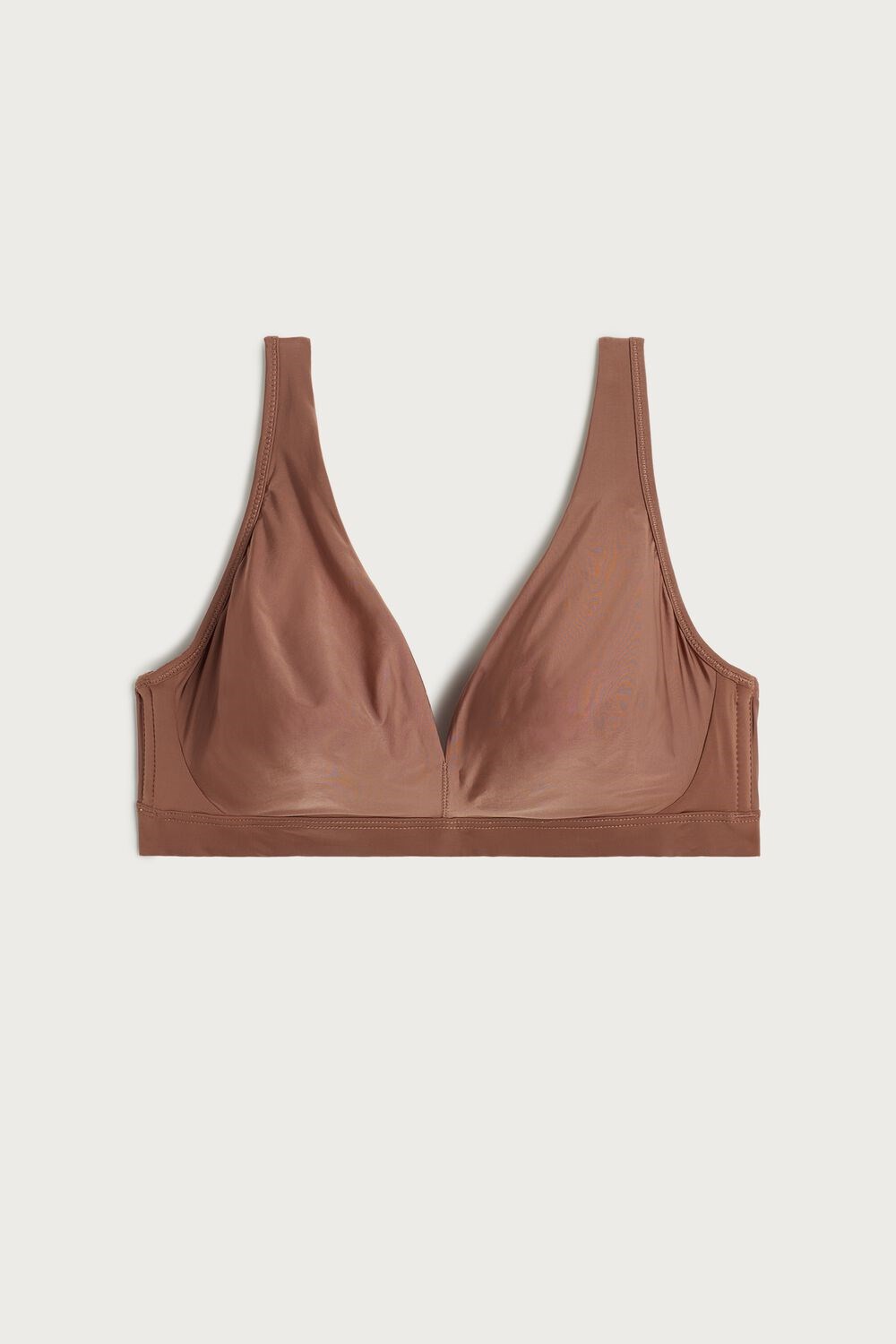 Intimissimi Lara Ultralight Microfiber Triangle Bra Donkerbeige | FAYWX2150