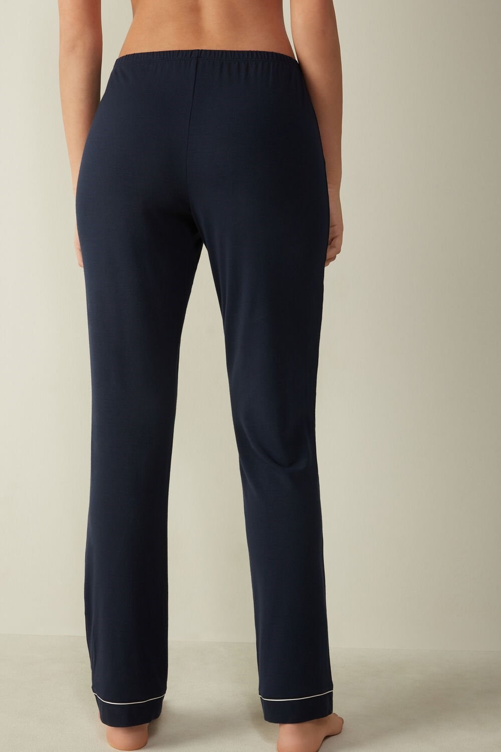 Intimissimi Long Micromodal Trousers Blauw Blauw | XVGPL5438