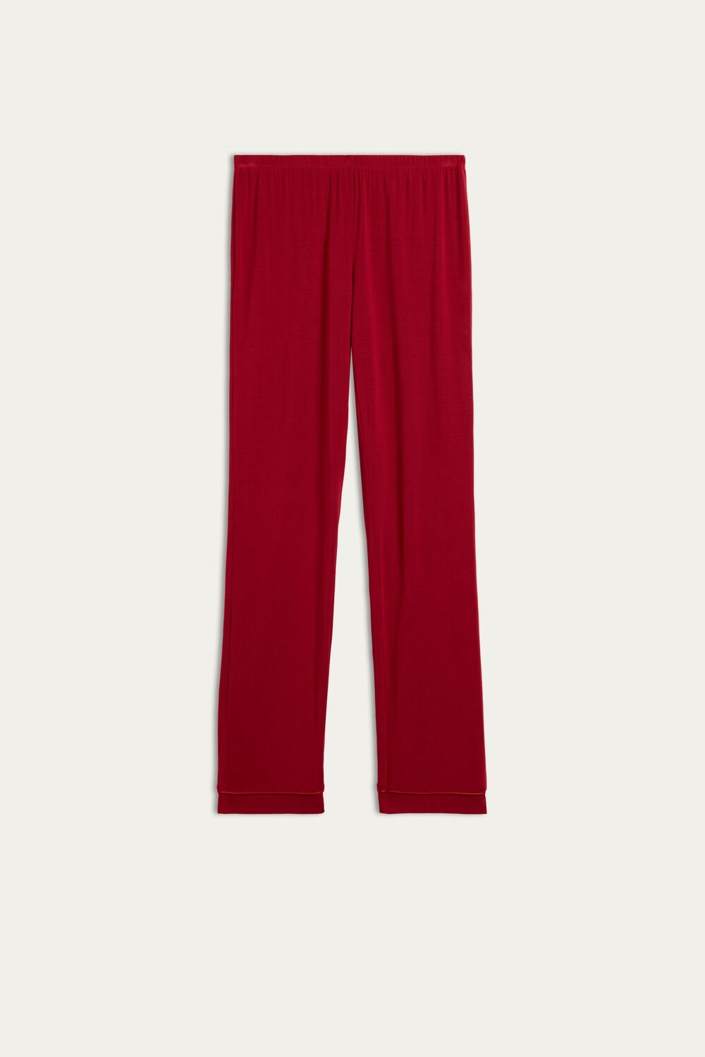 Intimissimi Long Micromodal Trousers Rood Rood | BYKOT4169