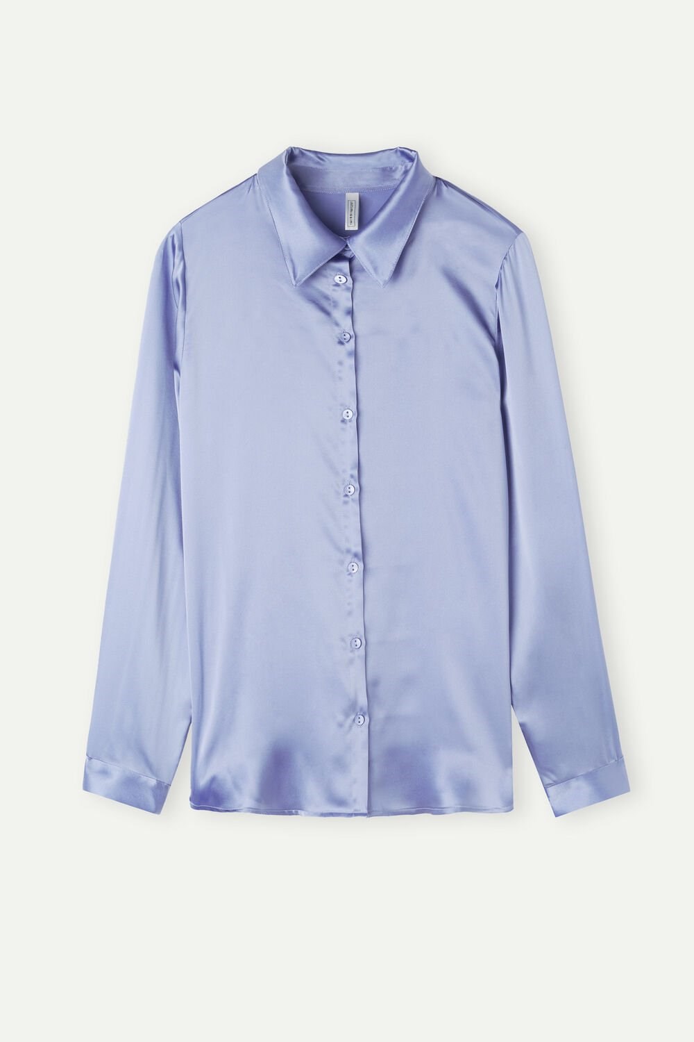 Intimissimi Long Sleeve Silk Shirt Lavendel | AEDRV3025