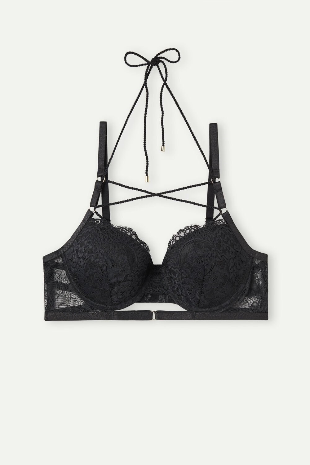 Intimissimi Loosen Heartstrings Sofia Balconette Bra Zwart Zwart | RFMPA8460