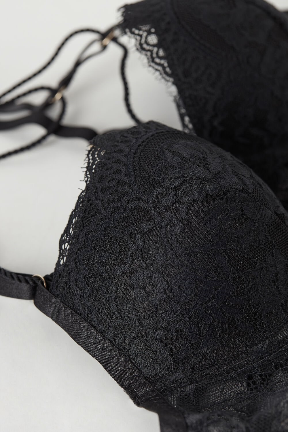 Intimissimi Loosen Heartstrings Sofia Balconette Bra Zwart Zwart | RFMPA8460