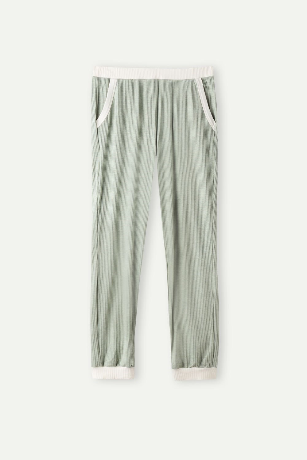 Intimissimi Lost in Fields Full Length Pants in Modal Groen Groen | DTEXG0851