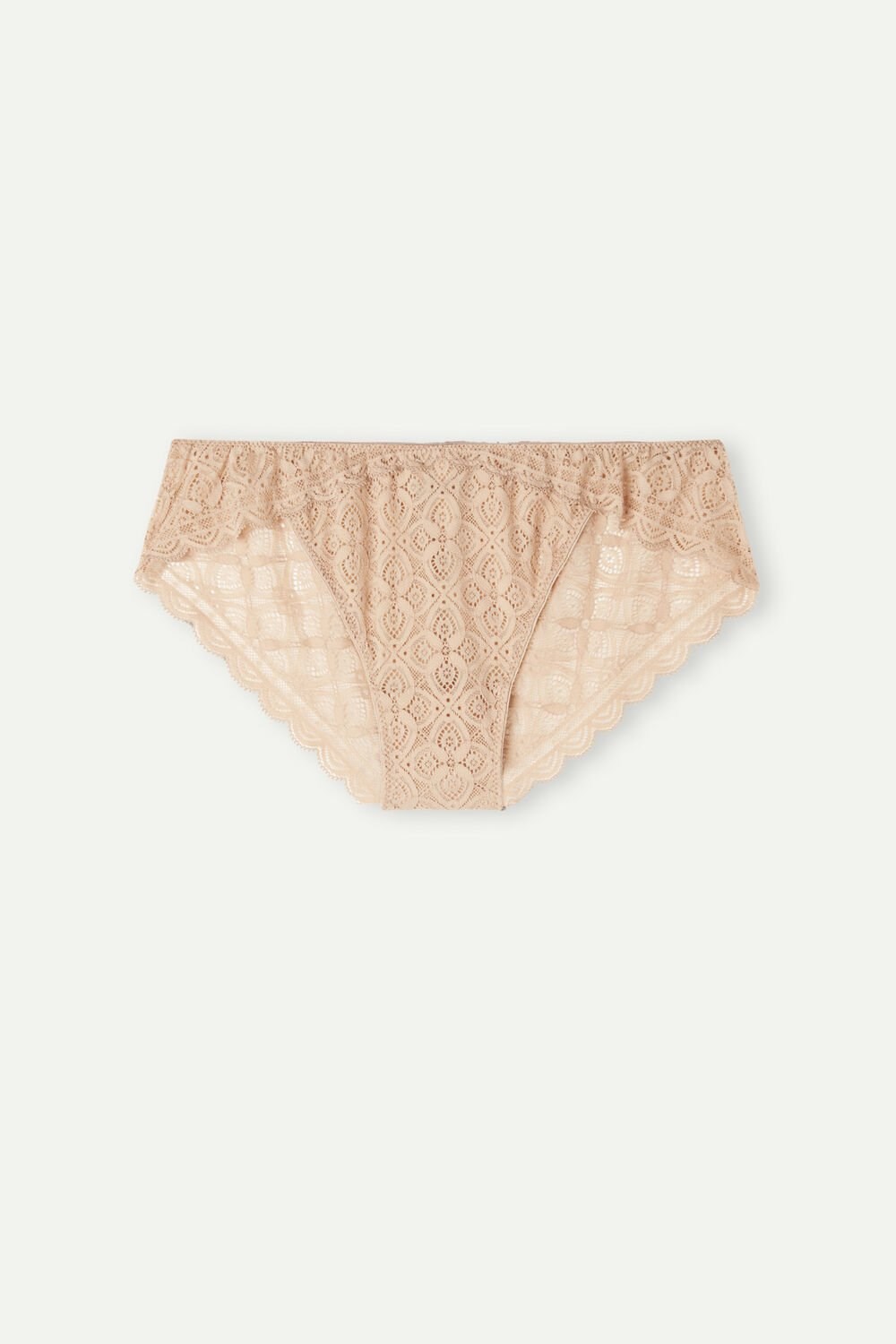 Intimissimi Low Rise Kanten Panties Beige | WJBGL9174