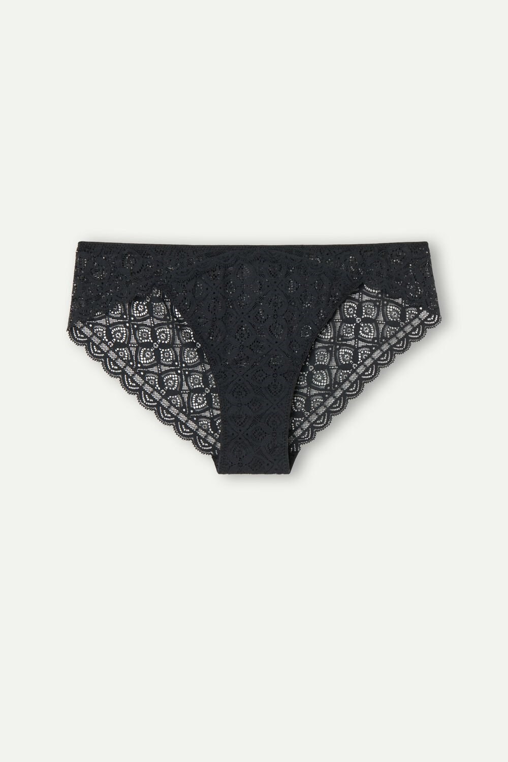 Intimissimi Low Rise Kanten Panties Zwart Zwart | CYZIP3649