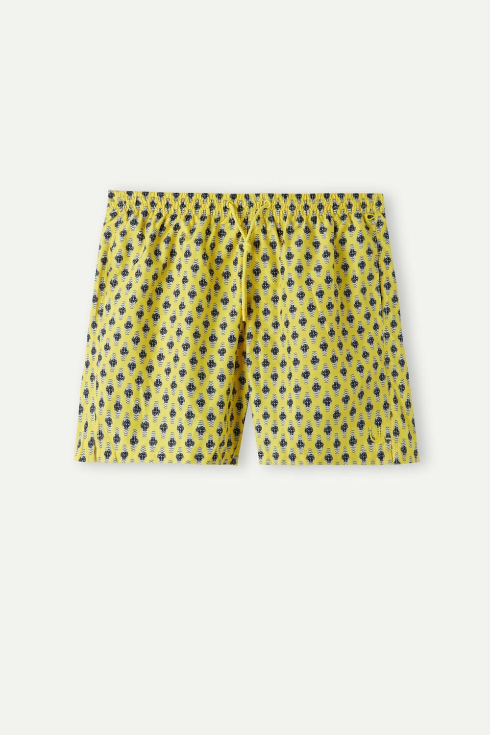 Intimissimi Micro Watch Print Swim Trunks Geel | CZTVN2497