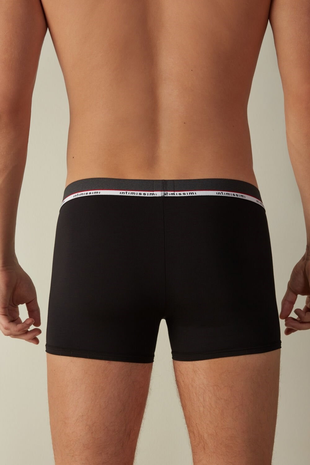 Intimissimi Micromodal Boxers Zwart Zwart | XROTJ0423