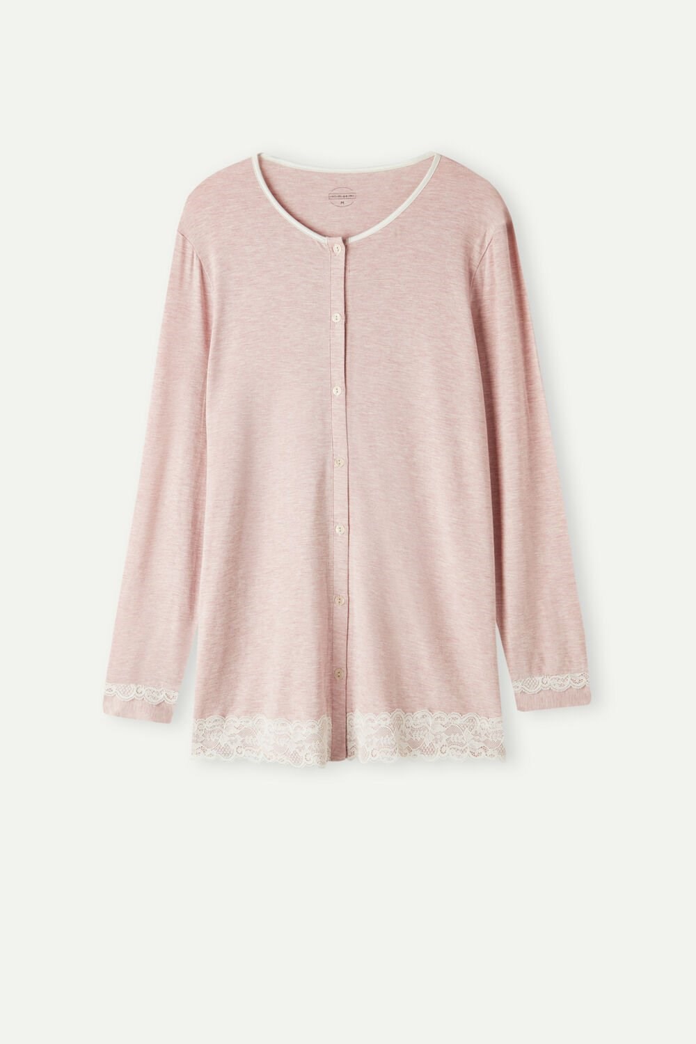 Intimissimi Modal and Kanten Cardigan Roze Lichtroze | CGORZ7638