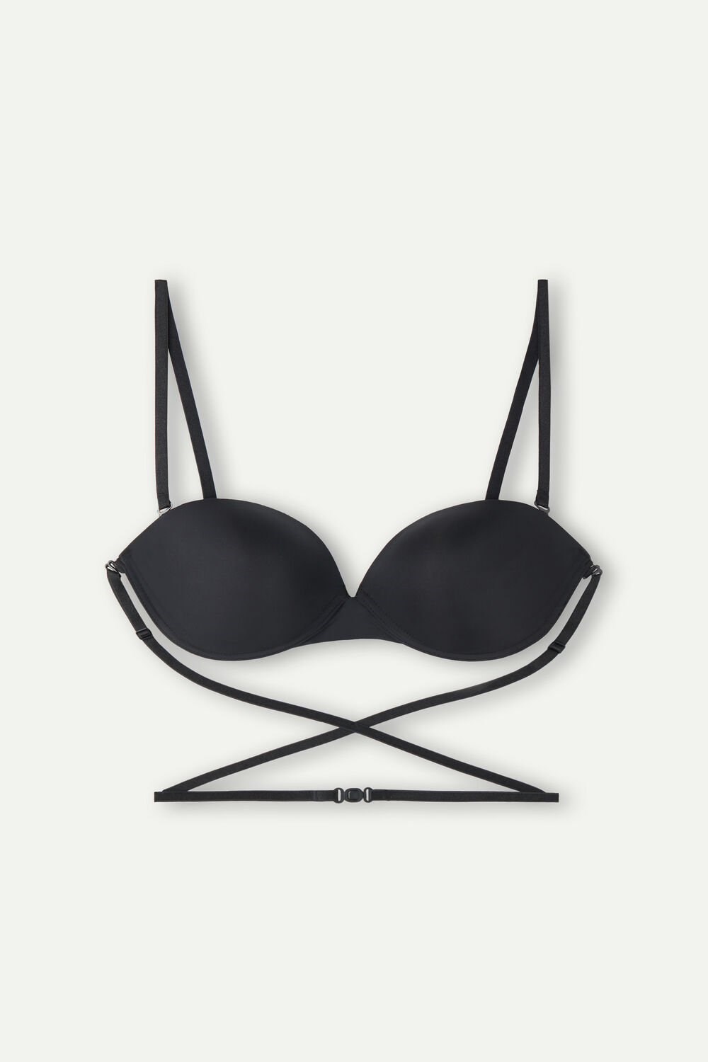 Intimissimi Multi-functional Anna Balconette Bra in Ultralight Microfiber Zwart Zwart | TFZKI0812