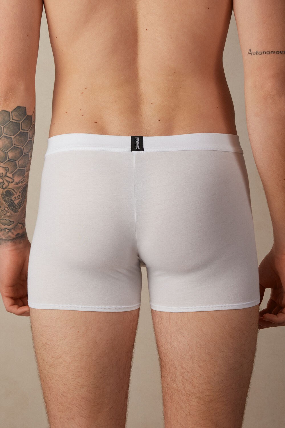 Intimissimi Natural Fresh Supima® Katoenen Boxers Wit Wit | ANCOZ9713