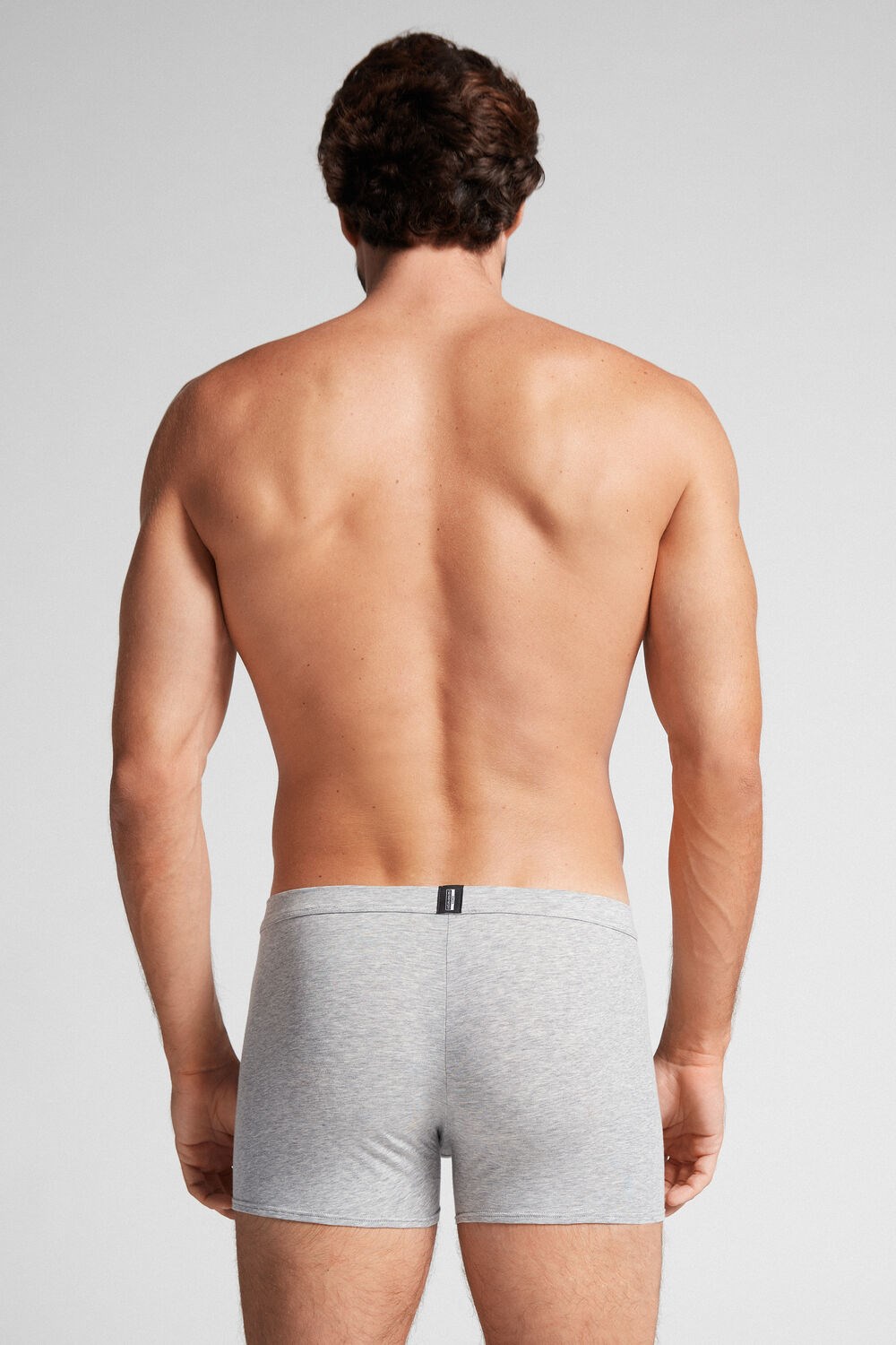 Intimissimi Natural Fresh Supima® Katoenen Boxers Grijs Lichtgrijs | BEOYS8203