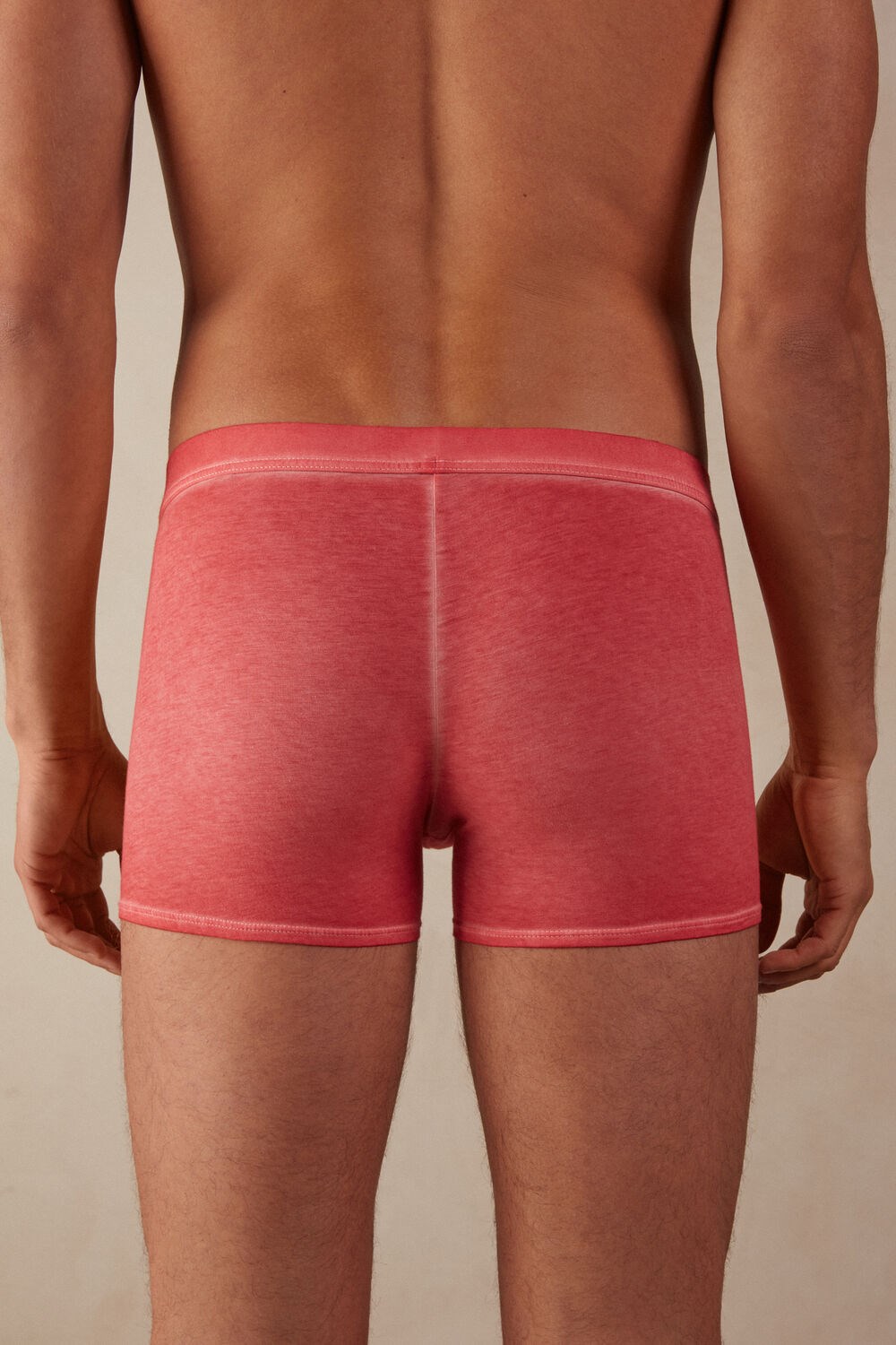 Intimissimi Natural Fresh Supima® Katoenen Boxers Rood Rood | HTUFP8206