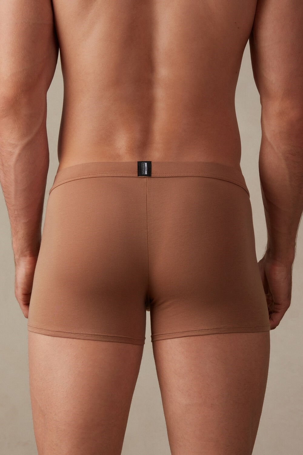 Intimissimi Natural Fresh Supima® Katoenen Boxers Beige | LNTKW3579