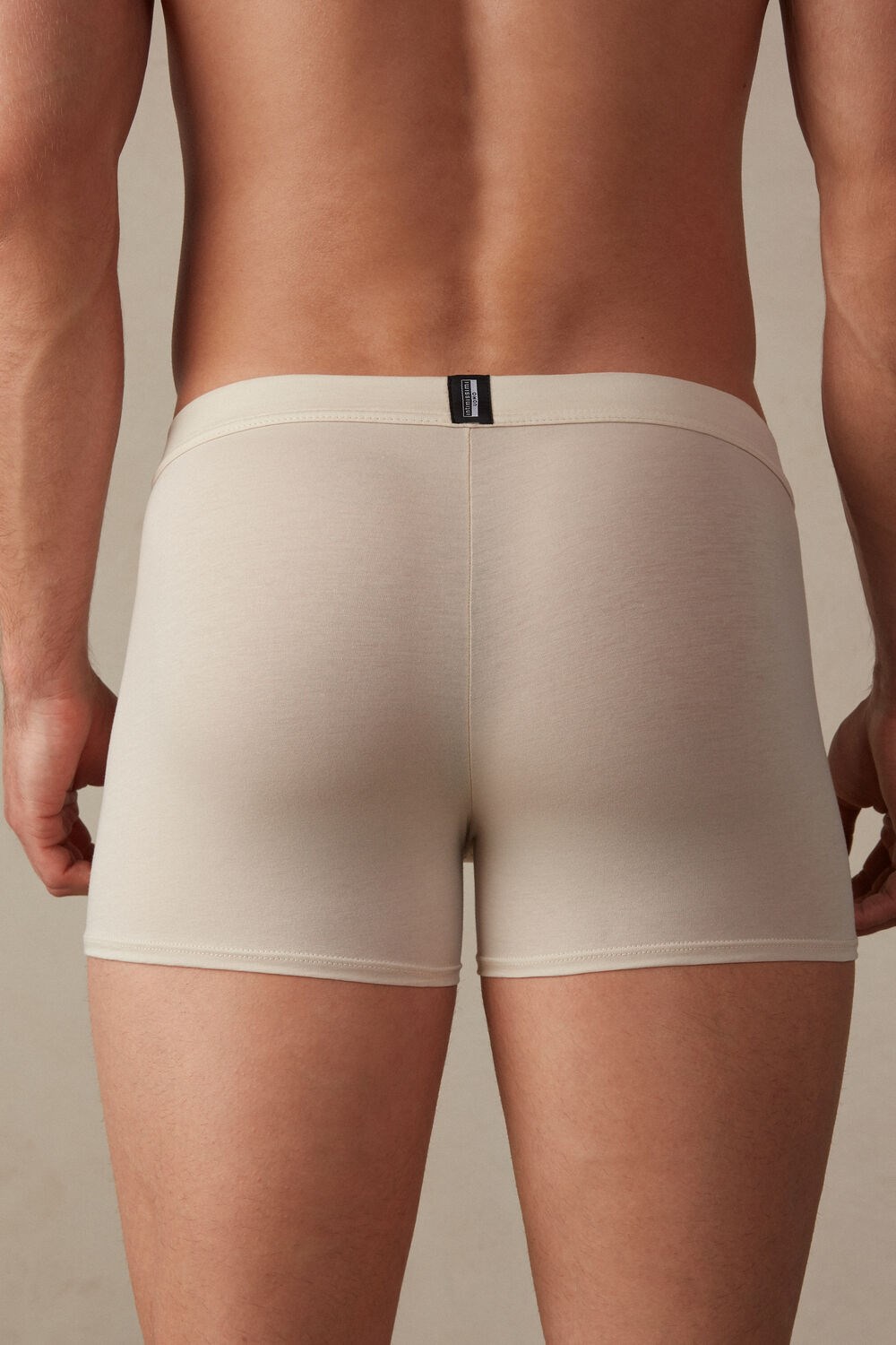 Intimissimi Natural Fresh Supima® Katoenen Boxers Beige | NETWM4816