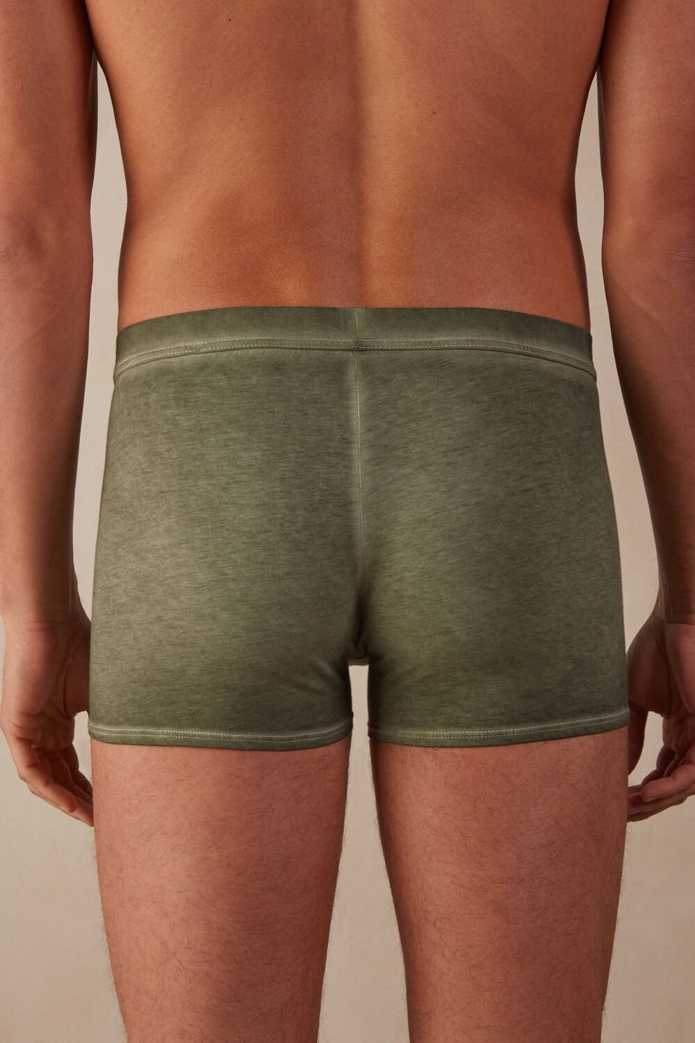 Intimissimi Natural Fresh Supima® Katoenen Boxers Groen Groen | SBNRV4890