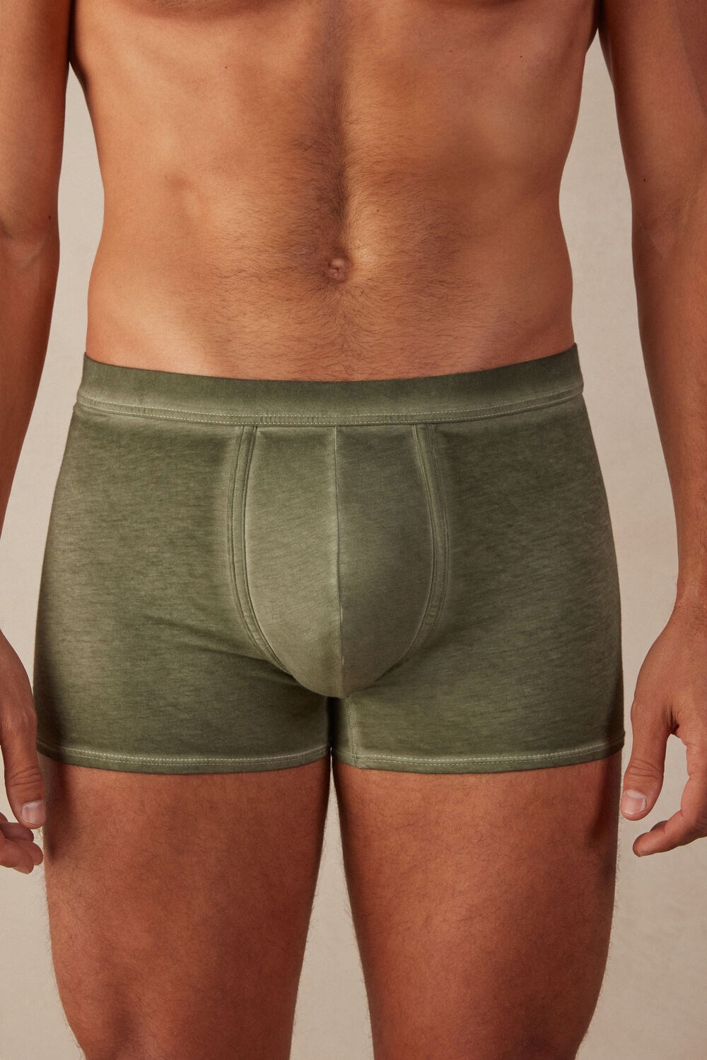 Intimissimi Natural Fresh Supima® Katoenen Boxers Groen Groen | SBNRV4890