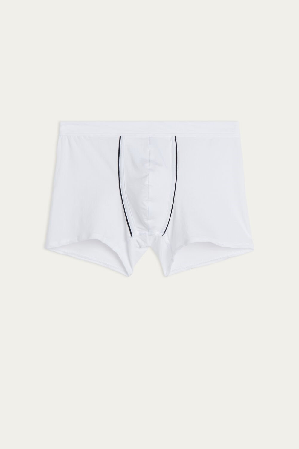 Intimissimi Natural Fresh Supima® Katoenen Boxers Wit Wit Blauw | ZLTKW2801