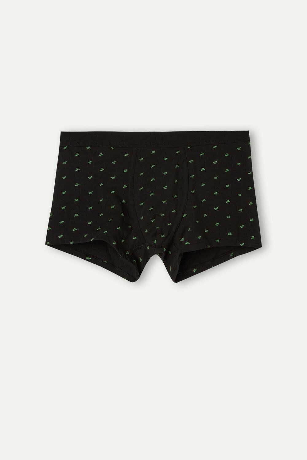 Intimissimi Paper Plane Boxers in Stretch Supima® Katoenen Zwart Zwart | EURWG1536