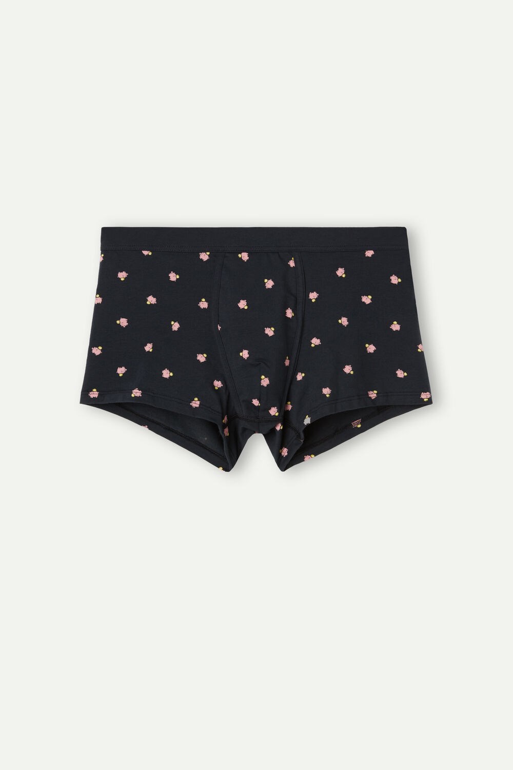 Intimissimi Piggy Bank Boxers in Stretch Supima® Katoenen Blauw Blauw | IRMEC3879