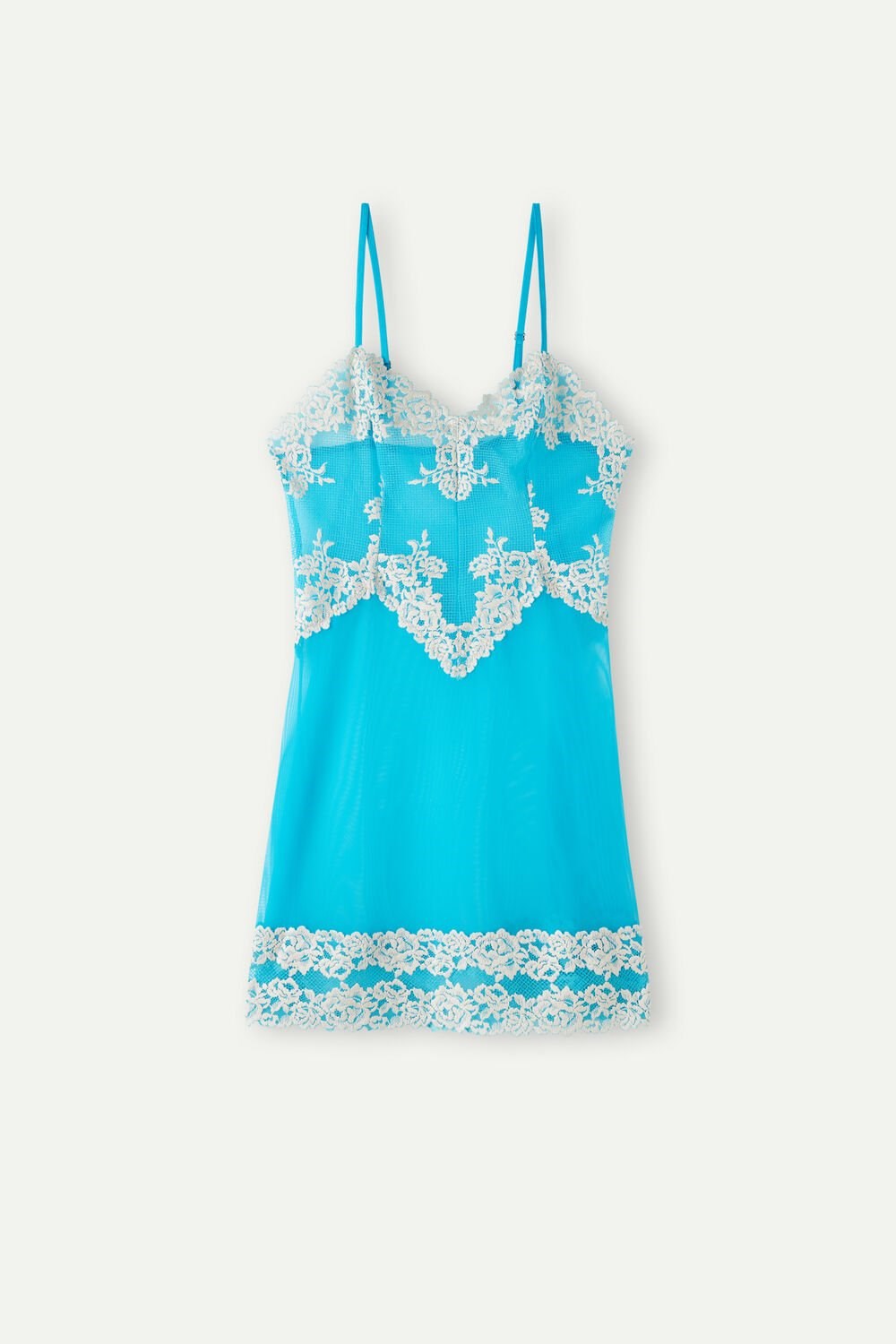 Intimissimi Pretty Flowers Babydoll Blauw Turquoise | QWKDC3620