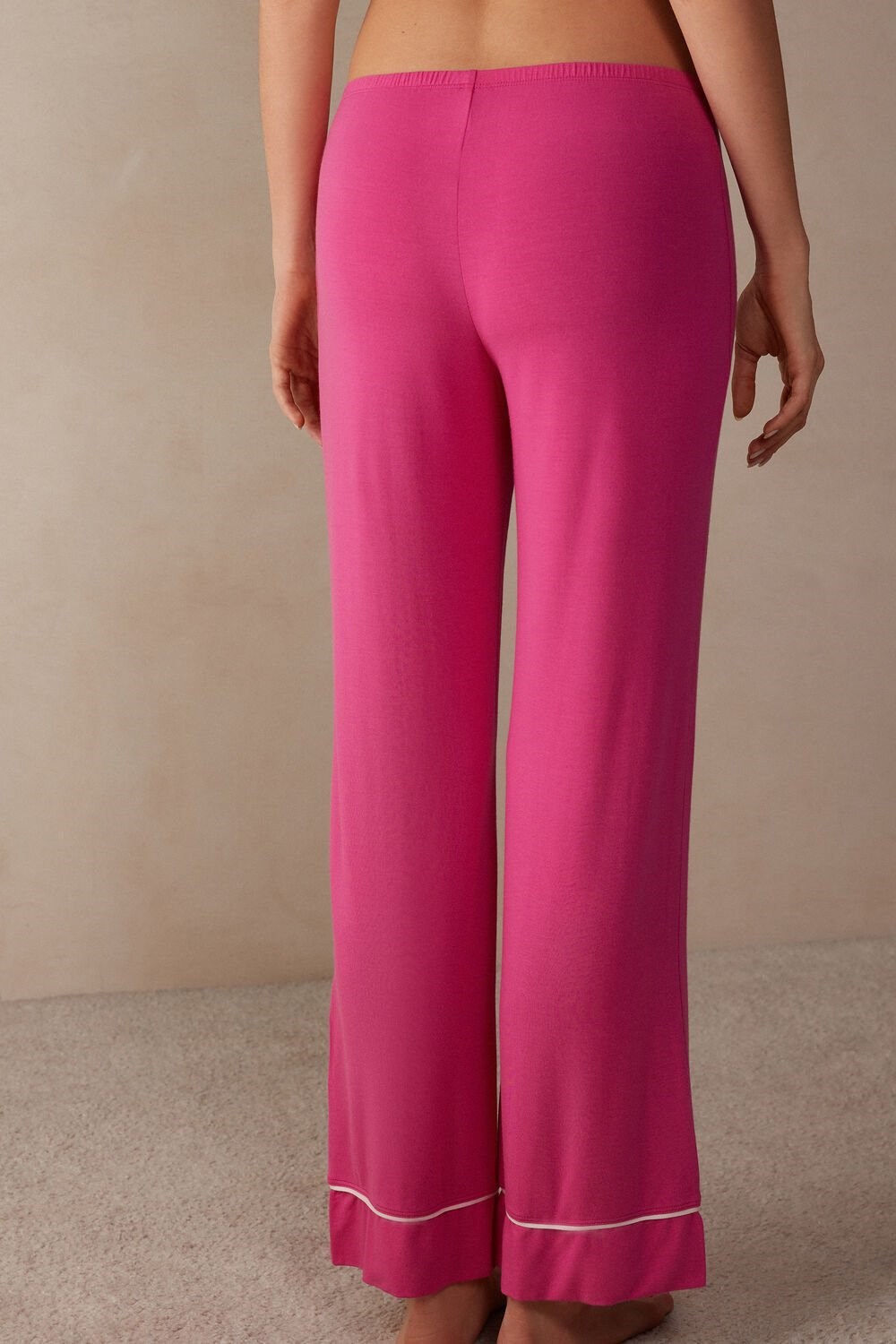 Intimissimi Pretty Flowers Full Length Modal Pants Roze | TVQGO8412