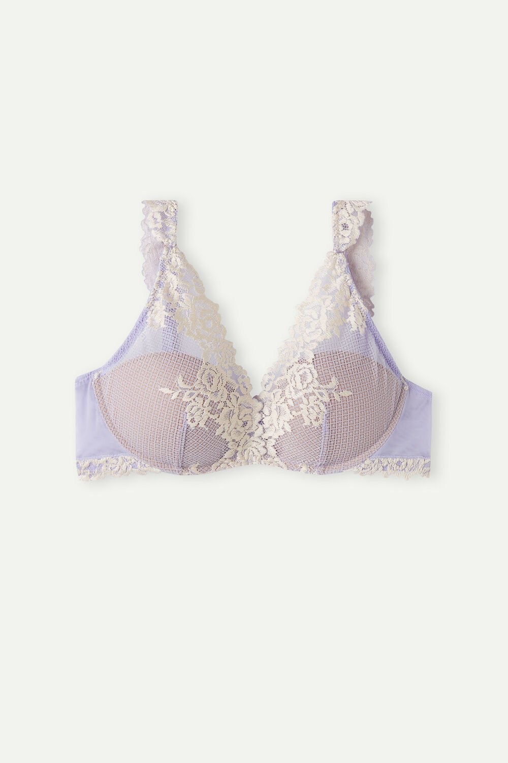 Intimissimi Pretty Flowers Giorgia Balconette Bra Lavendel | NQCMP6095