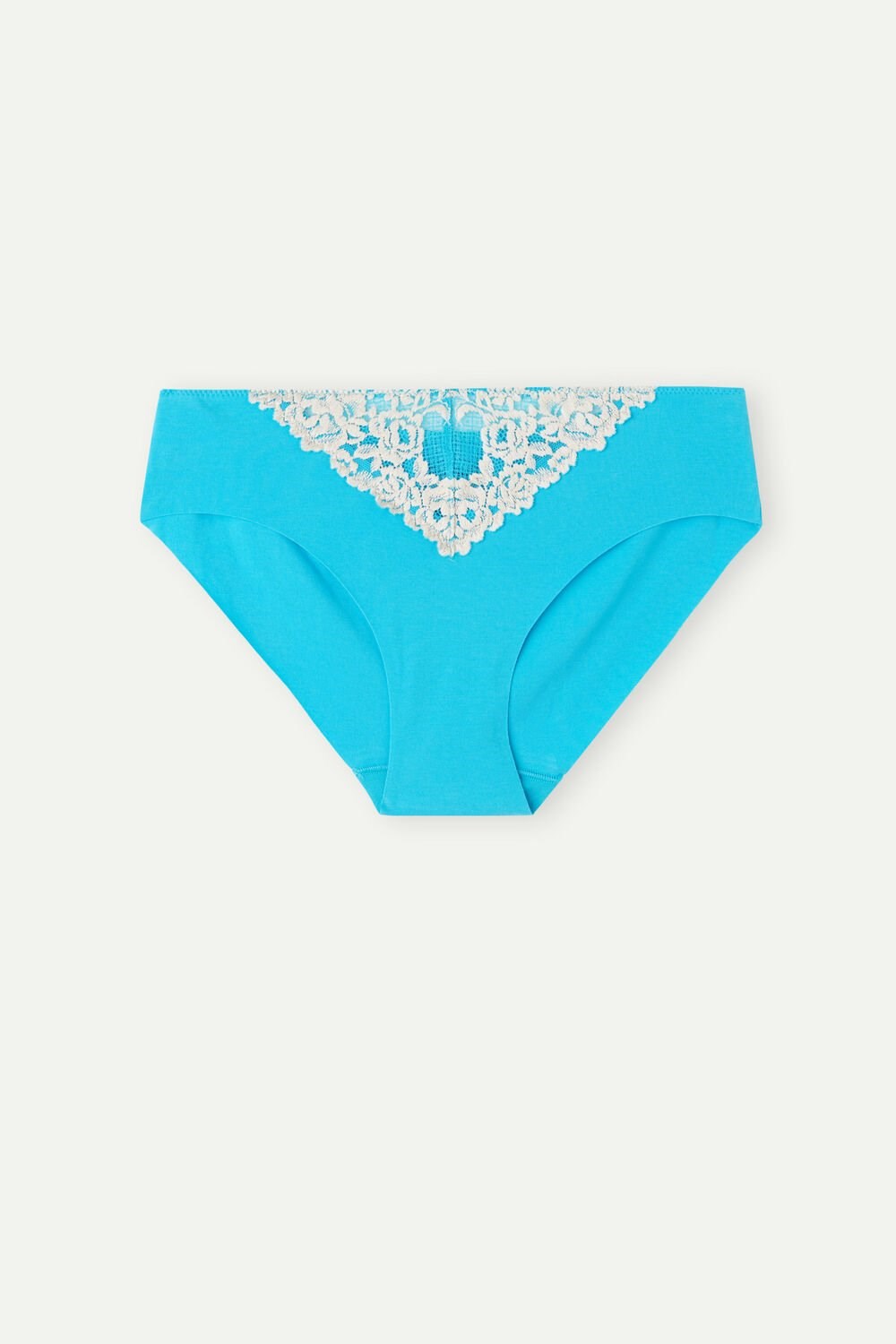 Intimissimi Pretty Flowers Seamless Katoenen Panties Blauw Turquoise | SRFXA7934