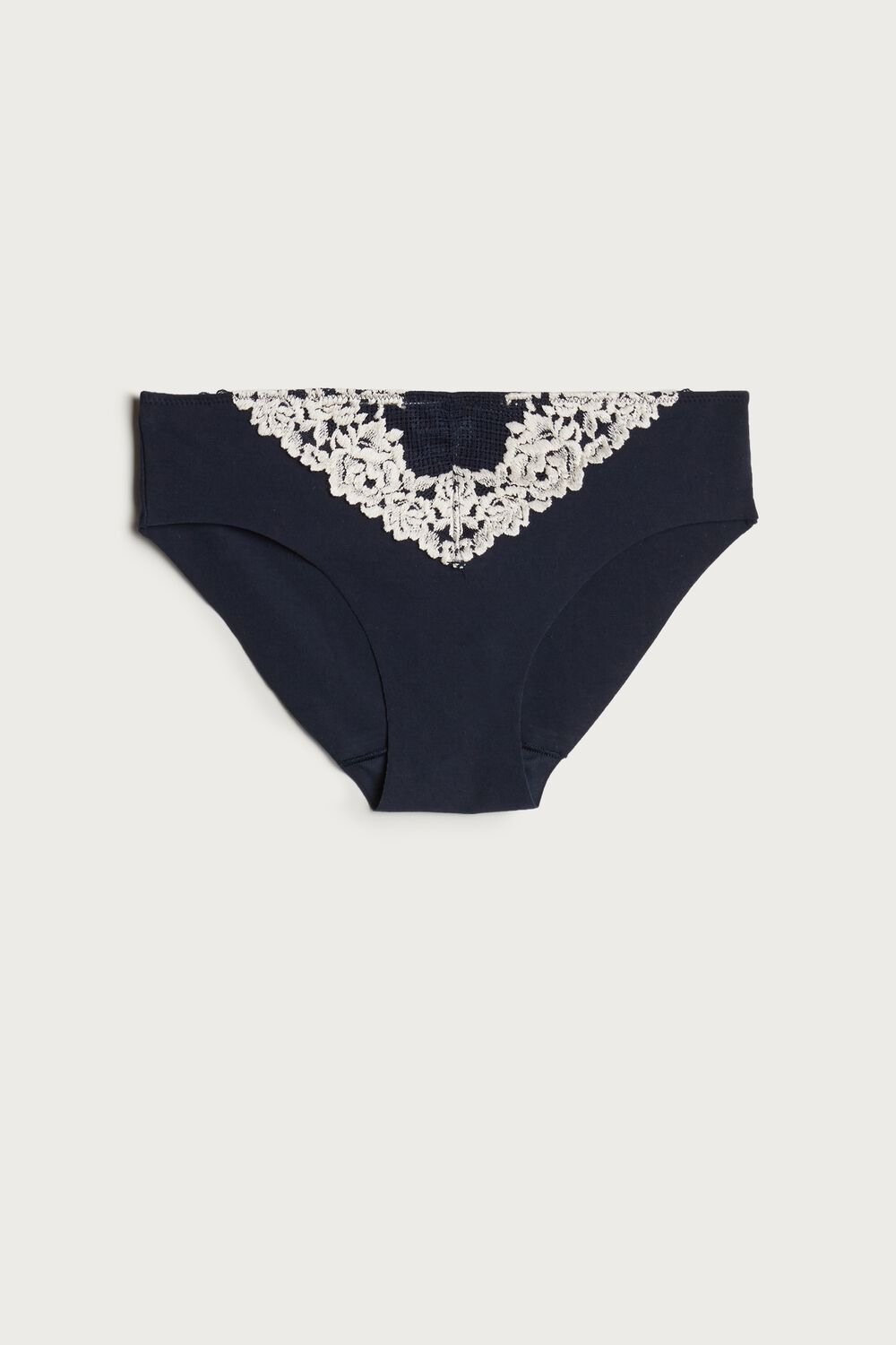 Intimissimi Pretty Flowers Seamless Katoenen Panties Blauw Diepblauw | YCPTS9041