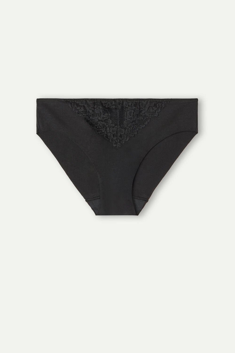 Intimissimi Pretty Flowers Seamless Katoenen Panties Zwart Zwart | YKVPO4782