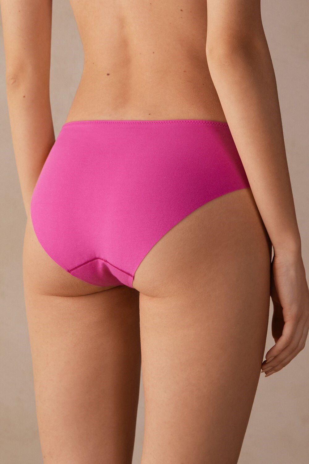 Intimissimi Pretty Flowers Seamless Katoenen Panties Roze Roze | ZONVD9021