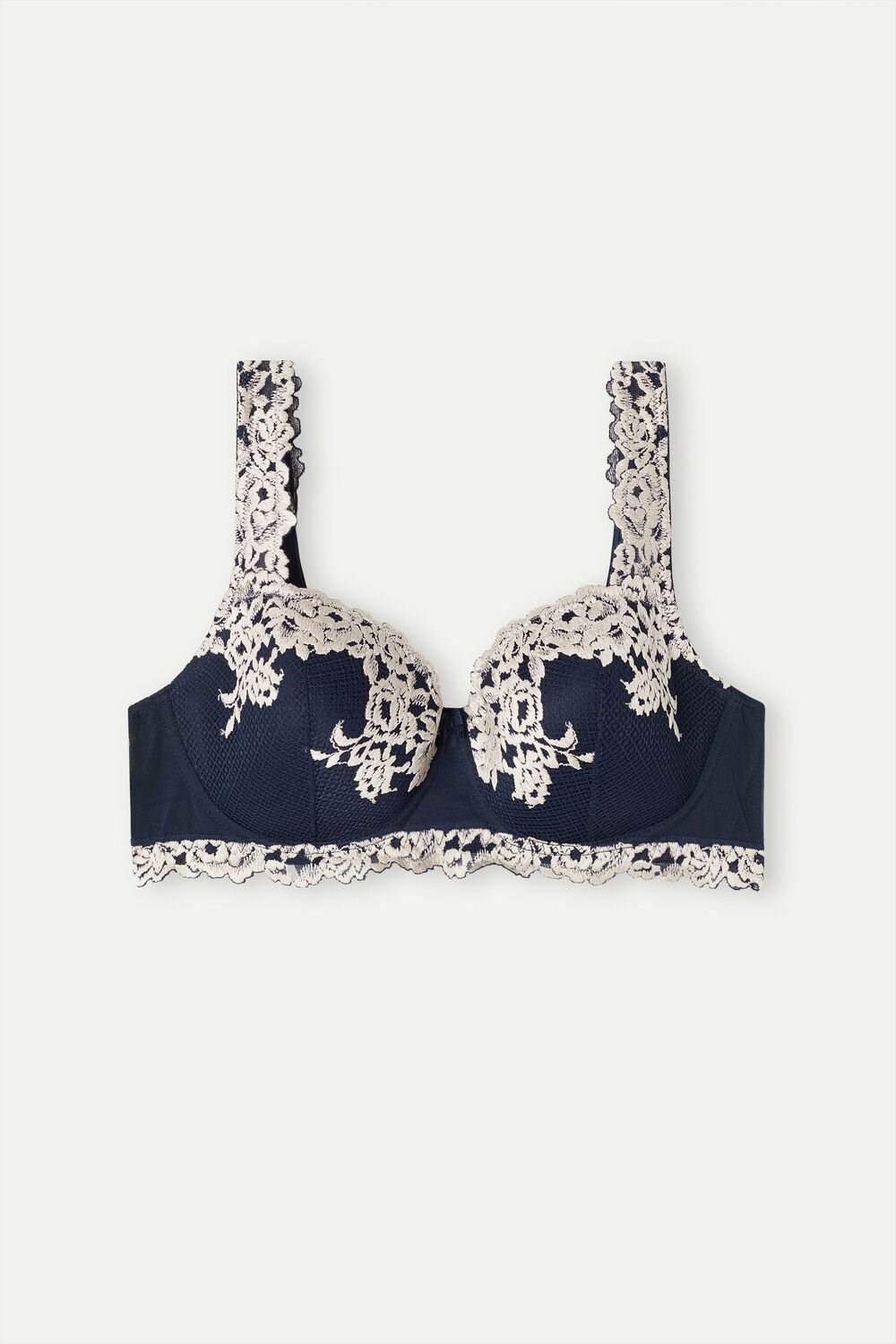 Intimissimi Pretty Flowers Sofia Balconette Bra Blauw Diepblauw | AUOLP8451