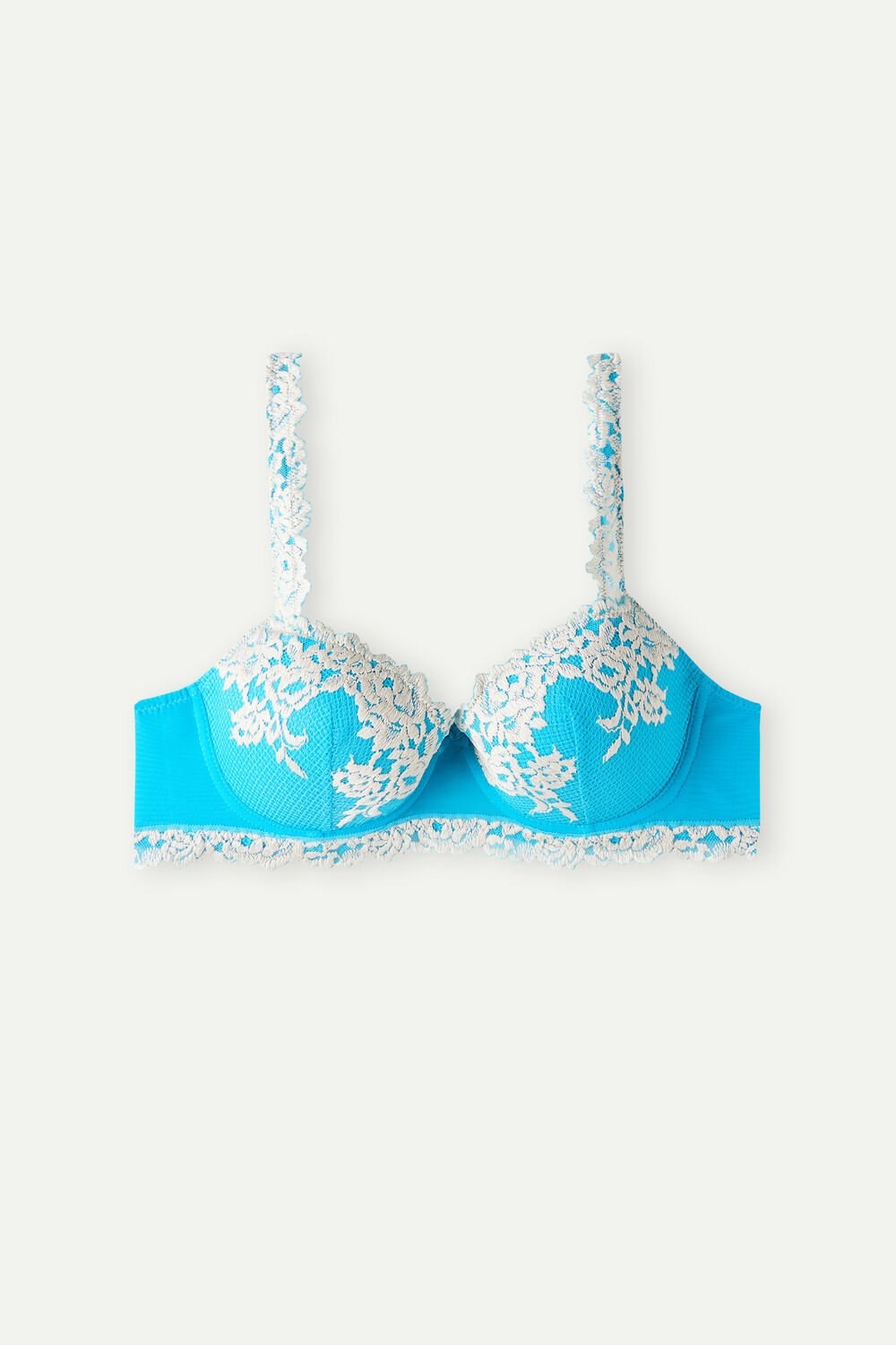 Intimissimi Pretty Flowers Sofia Balconette Bra Blauw Turquoise | HZSXK4826