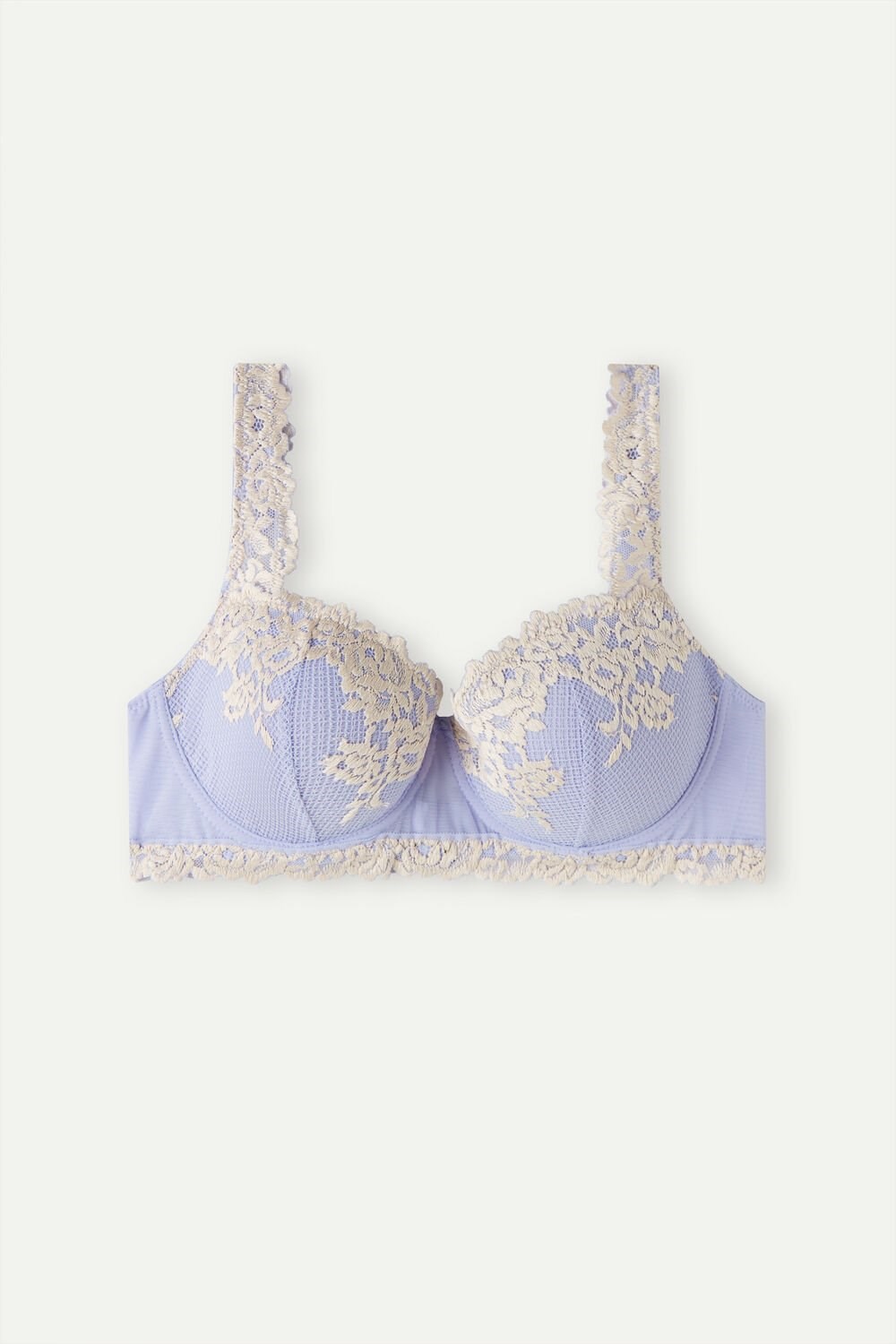 Intimissimi Pretty Flowers Sofia Balconette Bra Lavendel | XDSQW0654