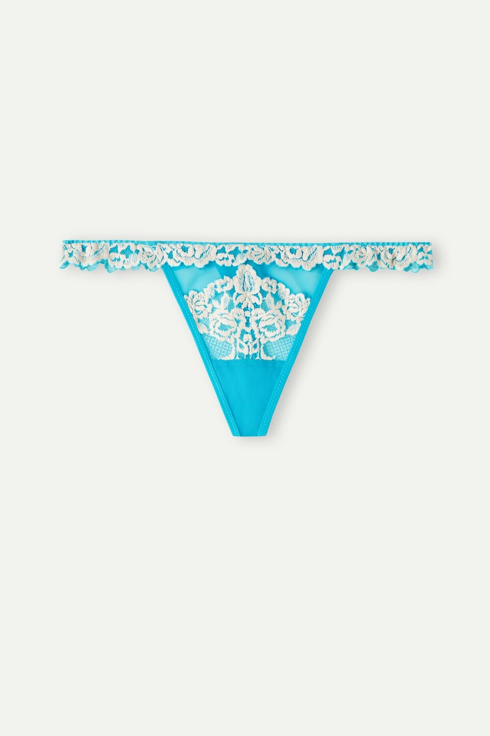 Intimissimi Pretty Flowers String String Blauw Turquoise | ABYMK4573