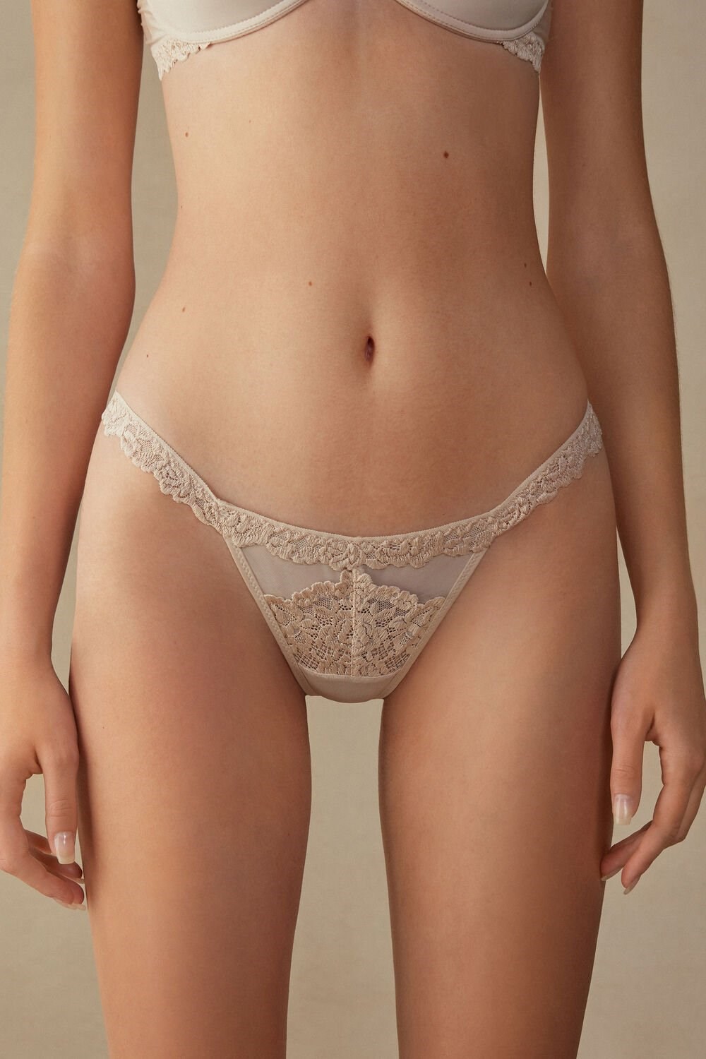 Intimissimi Pretty Flowers String String Roze | ZNBHA6590