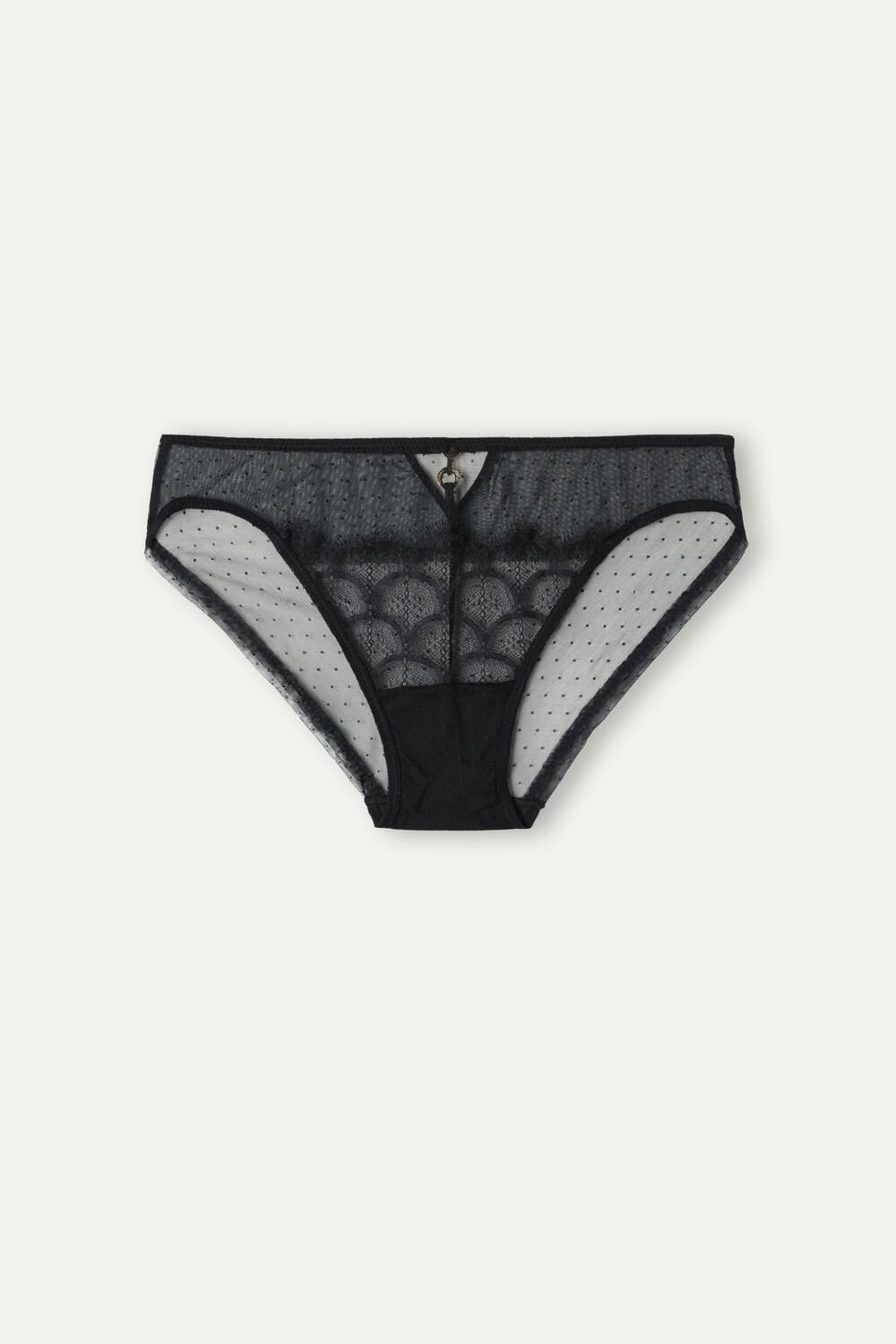 Intimissimi Pure Charme Panties Zwart Zwart | MLPXE2961