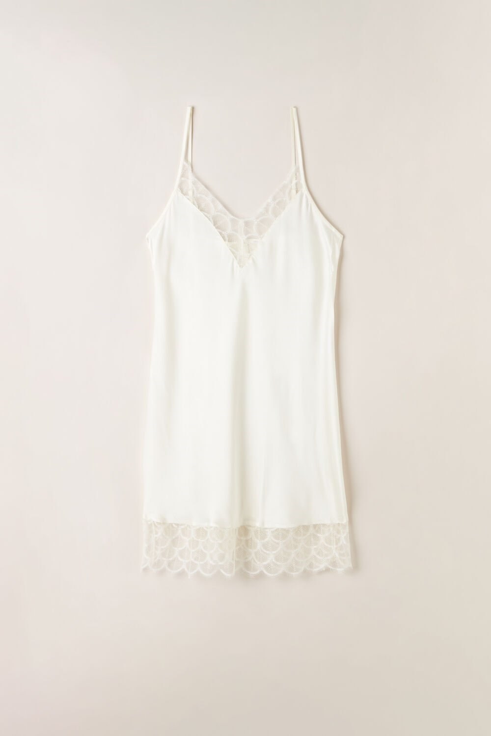 Intimissimi Pure Charme Silk Slip Wit | NJZSY8156