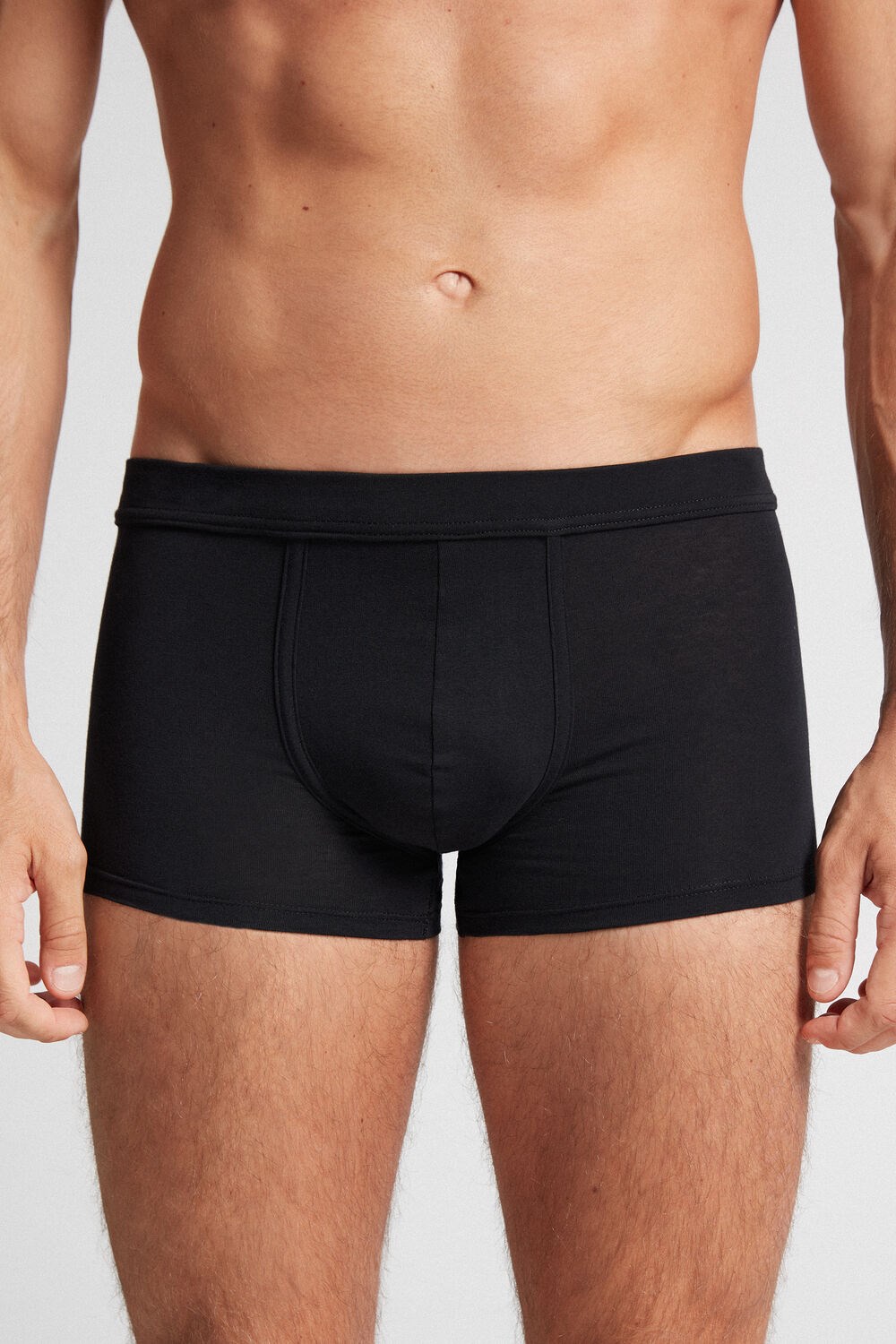 Intimissimi Push-up Boxers in Stretch Katoenen Zwart | GNOIZ3527