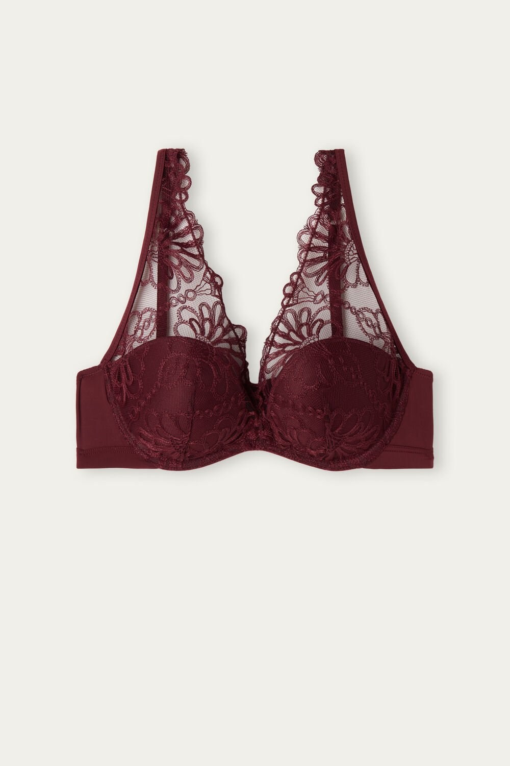 Intimissimi Romantic Life Giorgia Balconette Bra Rood Donkerrood | KLYFE0215